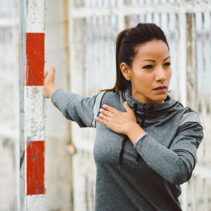 Pec stretch Pec stretch